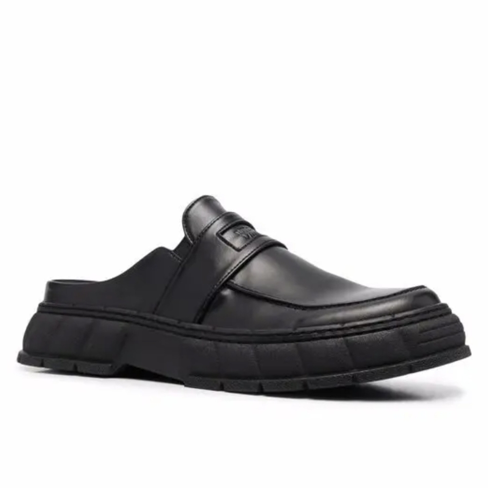 VIRON Handmade Backless Chunky-Sole Loafers